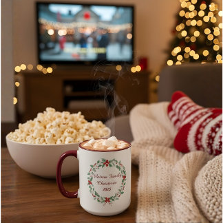 Persoonlijke kerstbeker voor het gezin | Naam op m Mok