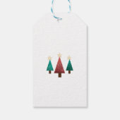 Persoonlijke Kerstbomen  Cadeaublaadjes Cadeaulabel (Achterkant)