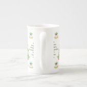 Persoonlijke kerstbomen en blaasbalken - China - M Porselein Kop (Achterkant)