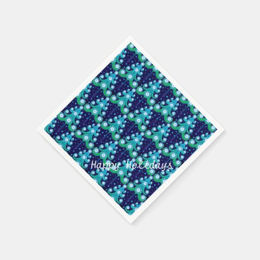 Persoonlijke kerstbomen Pattern Napkins Servetten (Hoek)