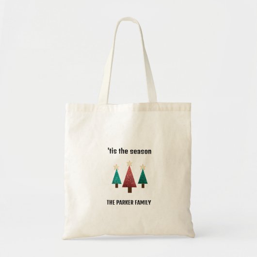 Persoonlijke Kerstbomen   Tote Bag (Voorkant)