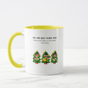Persoonlijke Kerstboom "Beste vriend ooit" Mok