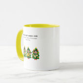 Persoonlijke Kerstboom "Beste vriend ooit"  Mok (Voorkant links)