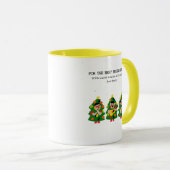 Persoonlijke Kerstboom "Beste vriend ooit"  Mok (Voorkant rechts)