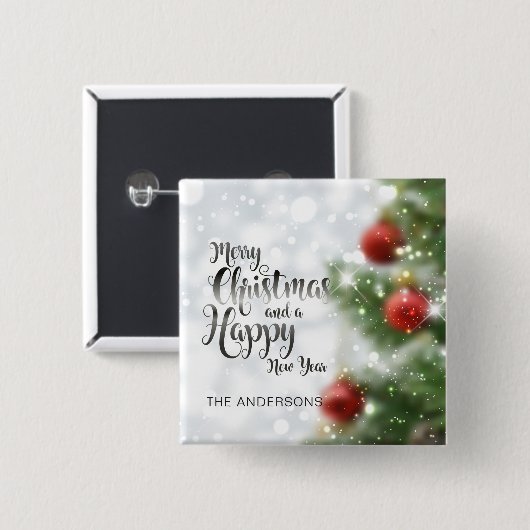 Persoonlijke kerstboom | BUTTON (Voorkant /achterkant)