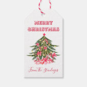 Persoonlijke kerstboom cadeaulabel (Voorkant)