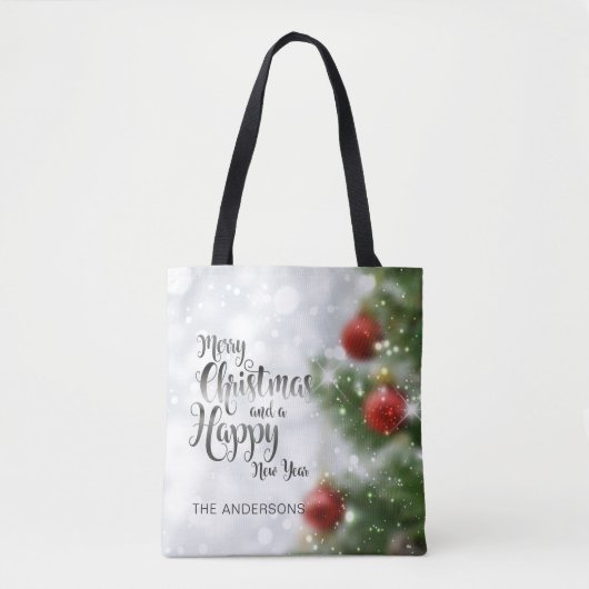 Persoonlijke kerstboom | CANVAS TAS (Voorkant)