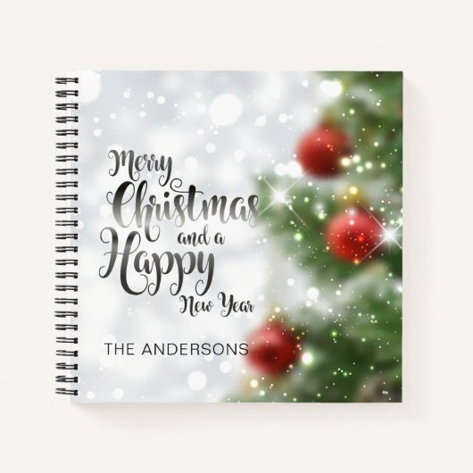 Persoonlijke kerstboom | Guestbook Notitieboek (Voorkant)