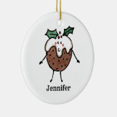 Persoonlijke kerstboom keramisch ornament (Rechts)