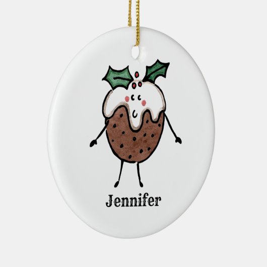 Persoonlijke kerstboom keramisch ornament (Rechts)