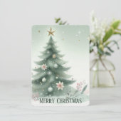 Persoonlijke Kerstboom - Kerstkaart (Staand voorkant)