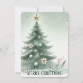 Persoonlijke Kerstboom - Kerstkaart (Voorkant)