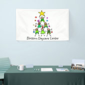 Persoonlijke Kerstboom Kinderen Spandoek (Beurs)
