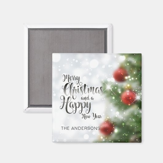 Persoonlijke kerstboom | Magneet (Voorkant / Achterkant)