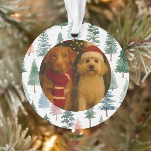 Persoonlijke Kerstboom met Foto en Tekst Ornament (Boom)