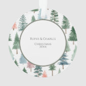 Persoonlijke Kerstboom met Foto en Tekst Ornament (achterkant)