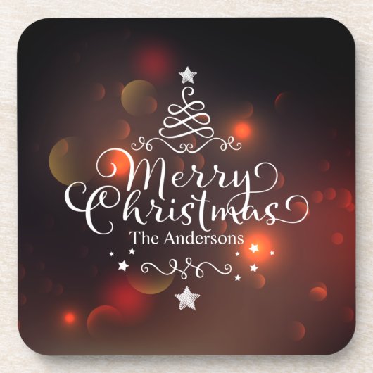 Persoonlijke kerstboom | Onderzetter (Voorkant)