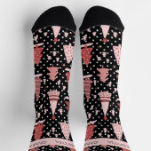 Persoonlijke Kerstboom Roze Kerstboom Sokken (Top)