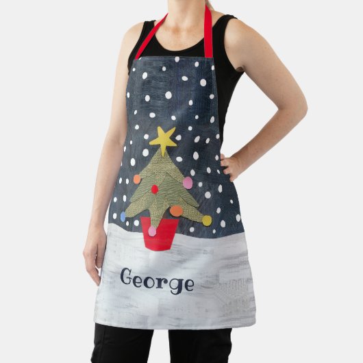 Persoonlijke kerstboom schort (Insitu)