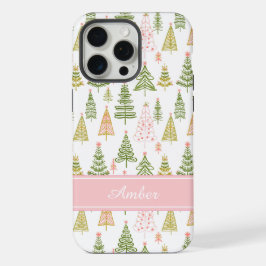 Persoonlijke kerstboom telefoonhoes iPhone 15 pro max case
