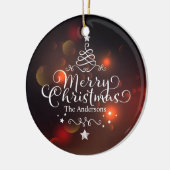 Persoonlijke kerstboom | Versiering Keramisch Ornament (Links)