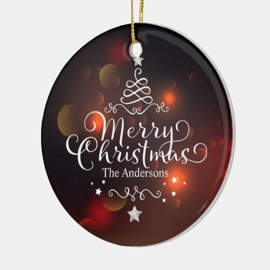 Persoonlijke kerstboom | Versiering Keramisch Ornament (Links)