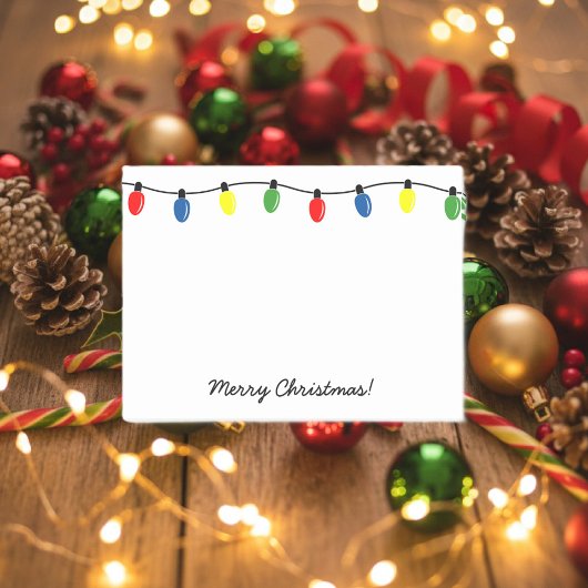 Persoonlijke kerstboomlichtjes Post-it® notities Notes