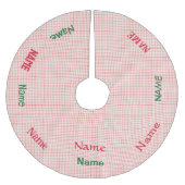 Persoonlijke kerstboomrok kerstboom rok (Voorkant)