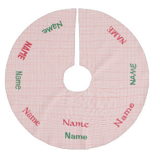 Persoonlijke kerstboomrok kerstboom rok