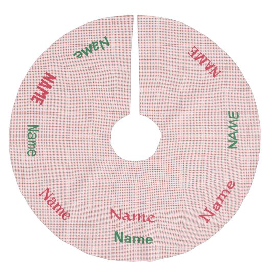 Persoonlijke kerstboomrok kerstboom rok (Voorkant)
