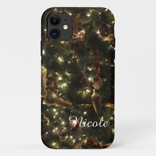 Persoonlijke kerstboomtas iPhone Case-Mate iPhone Case (Achterkant)