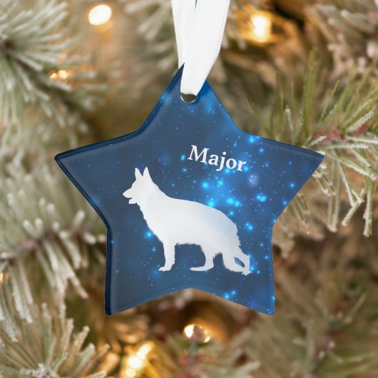 Persoonlijke kerstboomversiering Duitse Herdershon Ornament (Boom)