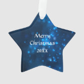 Persoonlijke kerstboomversiering Duitse Herdershon Ornament (achterkant)
