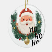 Persoonlijke kerstboomversiering keramisch ornament (Links)