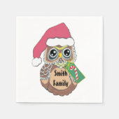 Persoonlijke kerstboomwortel servetten (Voorkant)