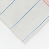 Persoonlijke kerstbrief Handgeschreven Fleece Deken (Hoek)