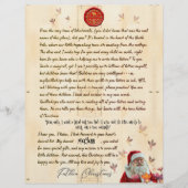 Persoonlijke Kerstbrief van de Kerstman van de Noo (Voorkant)