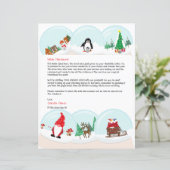 Persoonlijke kerstbrief van Sinterklaas (Staand voorkant)