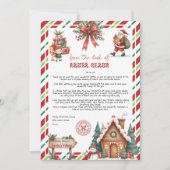 Persoonlijke kerstbrief van Sinterklaas voor kinde (Voorkant)