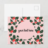 Persoonlijke kerstBriefkaarten Briefkaart (Voorkant / Achterkant)