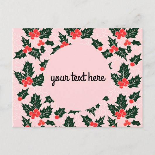 Persoonlijke kerstBriefkaarten Briefkaart (Voorkant)