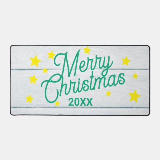 Persoonlijke kerstbureaumat bureaumat (Voorkant)