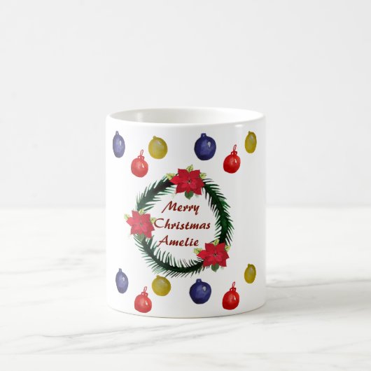 Persoonlijke Kerstcadeau Beker Koffiemok (Center)