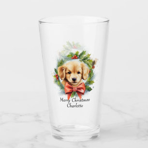Persoonlijke Kerstcadeau Hond Namen Geschenk Glas