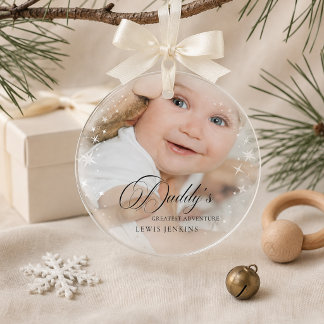 Persoonlijke Kerstcadeau voor Nieuwe Vader Eerste  Ornament