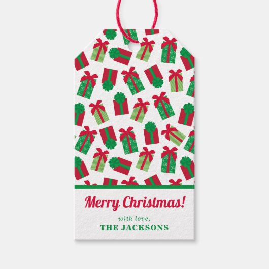 Persoonlijke Kerstcadeaus Cadeaulabel (Voorkant)
