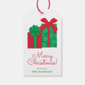 Persoonlijke Kerstcadeaus Kerstmis Cadeaulabel (Achterkant)