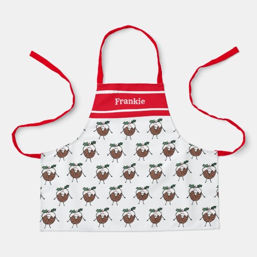 Persoonlijke kerstcadeaus schort (Voorkant)