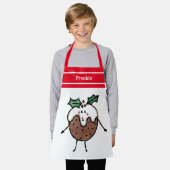 Persoonlijke kerstcadeaus schort (Gedragen)