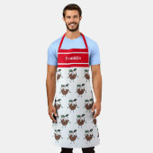 Persoonlijke kerstcadeaus schort (Gedragen)